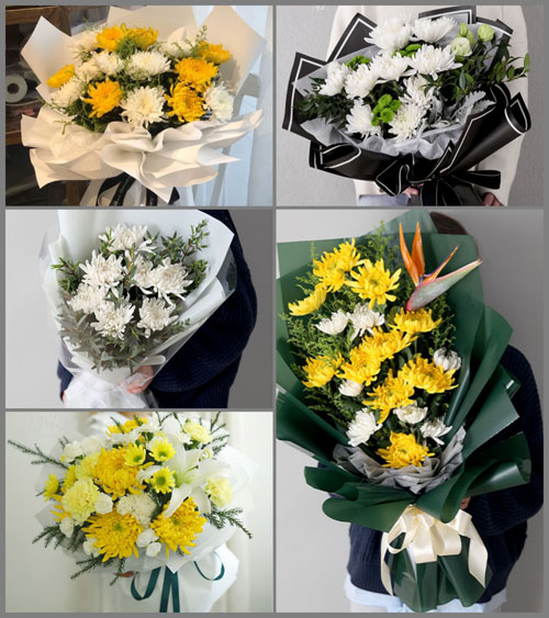 广东梅州市丰顺县汤坑镇金湖村白事花束代送